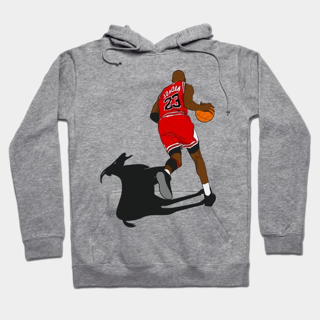 Vintage Michael Jordan GOAT Retro Hoodie by AllanahCrispen